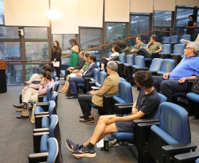 Encontro do Serviço Alemão de Intercâmbio Acadêmico com os ex-bolsistas do DF. 31/10/2025 Foto: Beto Monteiro/Ascom UnB